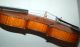 Wunderschön Geflammte Sehr Alte 4/4 Geige - Violine - Um 1850 - 4 Eckklötzchen Musikinstrumente Bild 10