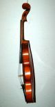 Wunderschön Geflammte Sehr Alte 4/4 Geige - Violine - Um 1850 - 4 Eckklötzchen Musikinstrumente Bild 8
