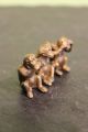 3 Affen Aus Bronze Chinesische Figuren Nichts Sehen,  Hören Und Verstehen Entstehungszeit nach 1945 Bild 2