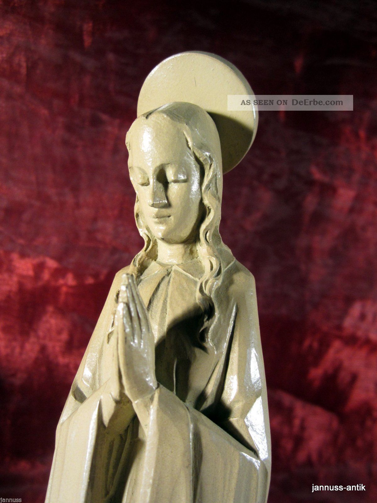 Alte Bakalith Figur Betende Madonna 50er Künstlerarbeit Besondere Dekoration Skulpturen & Kruzifixe Bild