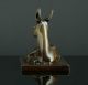 Reh Bronze Animalier Um 1920 Tierskulptur Art Deco 1920-1949, Art Déco Bild 3