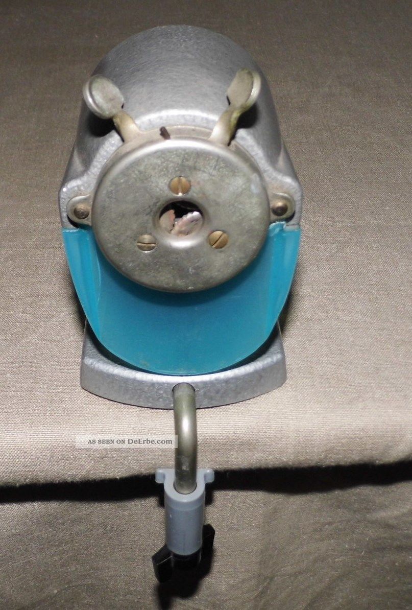 Ddr Bleistiftanspitzer Spitzer Spitzmaschine Gusseisen Modell Asis 130 Alt 1960 Antike Bürotechnik Bild