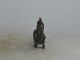 Collectible Decorated Old Bronze Carving Dragon Penholder China Statue Antike Bild 3