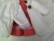 Alte Puppenkleidung Janus Dress Wooly Coat Outfit Vintage Doll Clothes 30cm Girl Original, gefertigt vor 1970 Bild 1