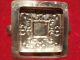 Antike Süßstoffdose Kristall Mit Silber Deckel Von Albo Mit Zange 835er Silber Objekte vor 1945 Bild 3