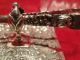Antike Süßstoffdose Kristall Mit Silber Deckel Von Albo Mit Zange 835er Silber Objekte vor 1945 Bild 6