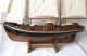 Schiffsmodell Segler 2 - Master Antik - Stil 80cm Holz Und Canvas Segelschiff Maritime Dekoration Bild 2