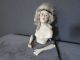 Antike FranzÖsische BÜste Aus Masse Um 1900 Half Doll FÜr Die Puppenstube Puppen & Zubehör Bild 8