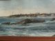 Küstenansicht V.  Biarritz Maritim Druck Wandbild Dekoration Antik Ca.  1910 Maritime Dekoration Bild 2