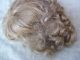 Alte Puppenteile Hellblonde Locken Haar Perücke Vintage Doll Hair Wig 45 Cm Girl Puppen & Zubehör Bild 1
