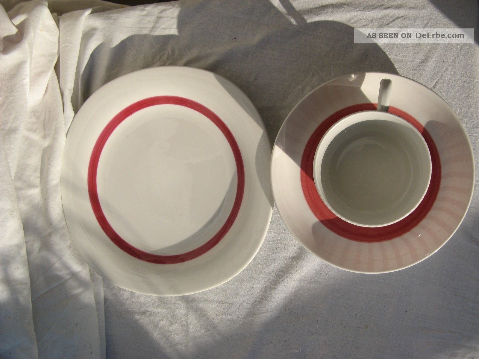 Vintage Kaffeegedeck Cup Saucer Dish Rorstrand Sweden Kadett H. Bengtsson