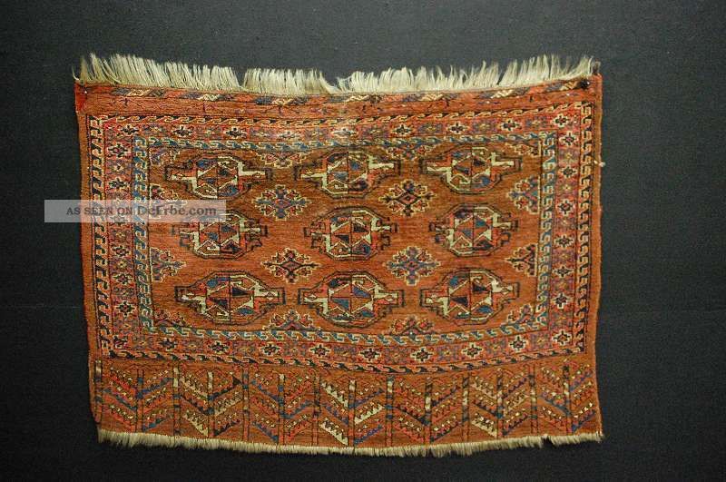 Antiker Turkmen Turcoman Teppich SammlerstÜck Ca: 109x73cm Tappeto Tapis Teppiche & Flachgewebe Bild