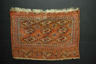 Antiker Turkmen Turcoman Teppich SammlerstÜck Ca: 109x73cm Tappeto Tapis Bild