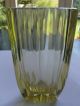 Lobmeyer Lobmeyr Glas Vase Citringelb Geschliffen Signiert Art Deco Sammlerglas Bild 1