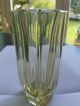 Lobmeyer Lobmeyr Glas Vase Citringelb Geschliffen Signiert Art Deco Sammlerglas Bild 2