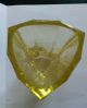 Lobmeyer Lobmeyr Glas Vase Citringelb Geschliffen Signiert Art Deco Sammlerglas Bild 3