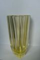 Lobmeyer Lobmeyr Glas Vase Citringelb Geschliffen Signiert Art Deco Sammlerglas Bild 6