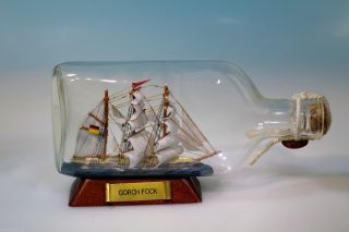 Auflösung Einer Buddelschiff Sammlung Nr.  29 „3 Mast Segelschiff Gorch Fock“ Bild