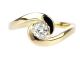 Solitär 585 Gelb Gold 0,  20 Ct Brillant Top Wesselton Lupenrein Verlobung Ring Ringe Bild 1