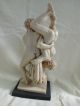 Figur Skulptur Plastik Antik Griechisch - Römisch Kämpfer Ringer Löwe?? Signiert 1950-1999 Bild 2