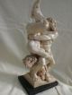 Figur Skulptur Plastik Antik Griechisch - Römisch Kämpfer Ringer Löwe?? Signiert 1950-1999 Bild 4