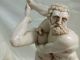 Figur Skulptur Plastik Antik Griechisch - Römisch Kämpfer Ringer Löwe?? Signiert 1950-1999 Bild 7