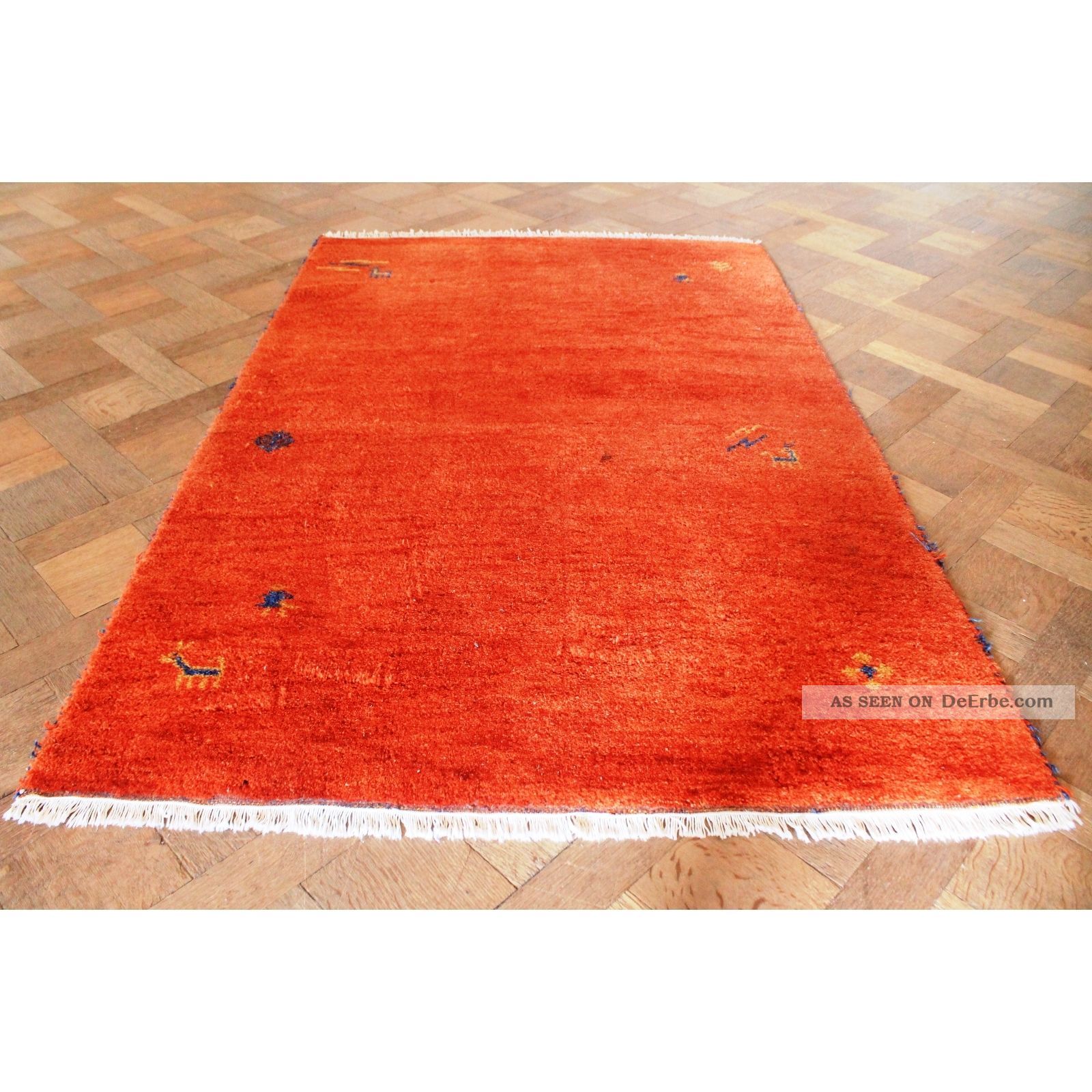 Wunderschöner Handgeknüpfter Orient Teppich Gabbeh Carpet Tappeto Rug 180x120cm Teppiche & Flachgewebe Bild