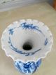 Vase China Japan Antik Ca.  1910 Blau Weiss Asiatika: China Bild 2