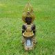 Thai Buddha Deko Figur Teelichthalter Budda Skulptur Feng Shui Statue Glück Joga Entstehungszeit nach 1945 Bild 5