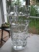 Tolle Luminarc Blockvase Bleikristall Vase 70er H 24,  8 Cm Frankreich 1970-1979 Bild 3