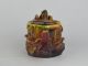 Collectible Exquisite Old Resin Amber Carving Branches Squirrels Statue Teapot Antike Bild 1