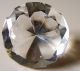 Kristall Riesen - Diamant Briefbeschwerer Paperweight Klar 3 Cm Hoch Ø 5 Cm Dekorglas Bild 7