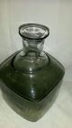 Mundgeblasene Flasche Karaffe Rauchglas - Überfangglas Ausgeschliffener Abriss Sammlerglas Bild 1