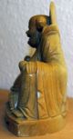 Chinesische Speckstein Figur Hotai Budai Buddha Soapstone Shoushan Carving Asiatika: China Bild 6