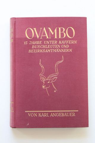 Ovambo (mit Widmung Und Einem Brief Des Authors) Bild