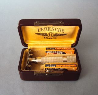 French Leresche 51 Safety Razor - Open Comb - 1930s Bild