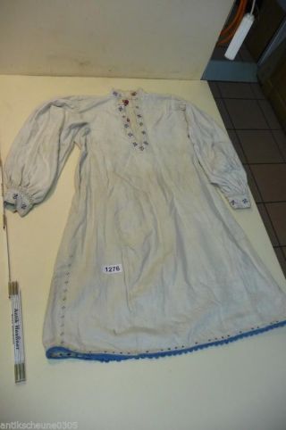 1276.  Altes Leinen Kleid Trachtenkleid Siebenbürgen Bild