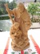 Holzfigur - Heiligenfigur - Blockkrippe - Krippenfigur - Oberammergau? - 36cm - Geschnitzt Holzarbeiten Bild 1