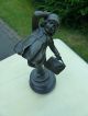 Bronze Skulptur Schulmädchen Figur Art Deco Von Chiparus Signiert Mädchen Kind Antike Bild 1