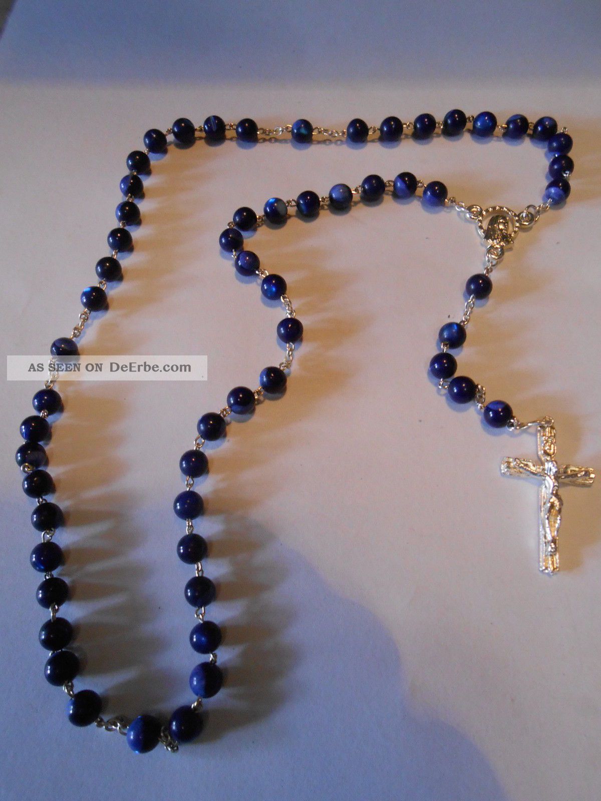 Medjugorje Rosenkranz Aus Echten Steinen - Handgefertigt In Italien Mit 8mm Perlen