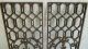 Ein Paar Alte Originale Gusseiserne Fenstergitter - Eisengitter Um 1900 Original, vor 1960 gefertigt Bild 3