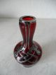 Art Deco Glas Vase 1000er Silber - Overlay,  Wohl Friedrich Wilhelm Spahr (b584) Dekorglas Bild 1