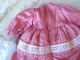 Alte Puppenkleidung Pink Silky Dress Outfit Vintage Doll Clothes 30 Cm Girl Original, gefertigt vor 1970 Bild 7