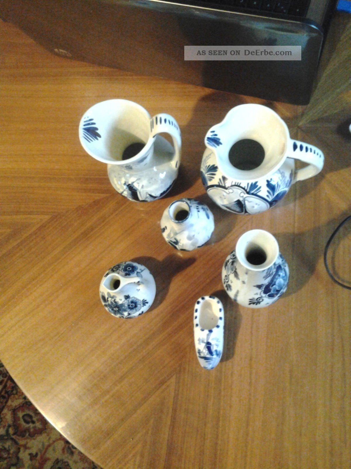 Delfts, Keramik Holland Handgemalt Blau Mit Stempel