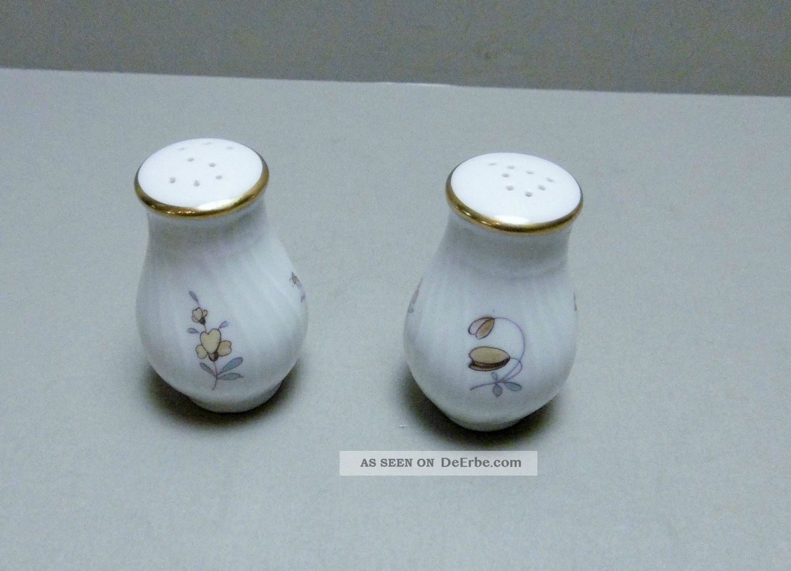 Salz - Und Pfefferstreuer Hutschenreuther Saxony Form Dresden /r13 Hutschenreuther Bild