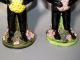 Paar Alte Kerzenleuchter Art Deco Figuren Figur - Leuchter Picasso Wiener Keramik? Nach Form & Funktion Bild 7