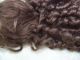 Alte Puppenteile Braune Locken Haar Perücke Vintage Doll Hair Wig 40 Cm Girl Puppen & Zubehör Bild 1