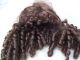 Alte Puppenteile Braune Locken Haar Perücke Vintage Doll Hair Wig 40 Cm Girl Puppen & Zubehör Bild 3