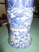 Alte Porzellanvase China Dekor In Blau Lotos Und Rankwerk Asiatika: China Bild 1