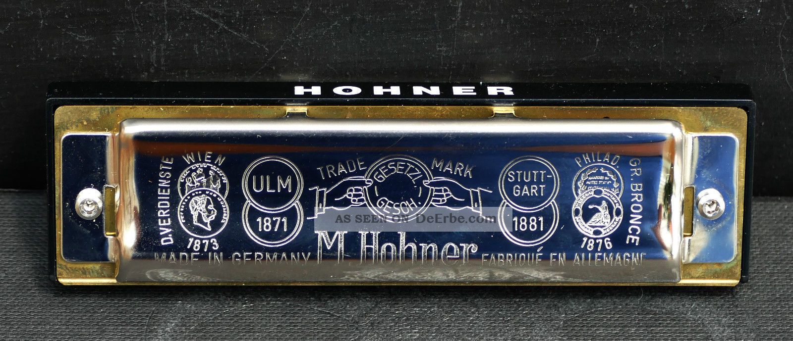 Hohner Mundharmonika Big River Harp In C Mit Ovp Und Kurzanleitung Blasinstrumente Bild